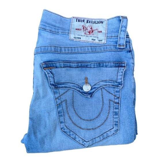 True Religion Jeans Size 32 GENO Blue - Picture 1 of 6